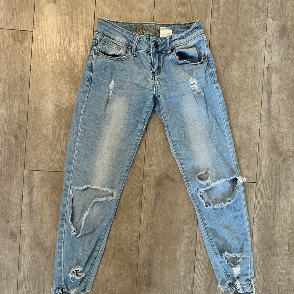 VIP distressed jeans 00